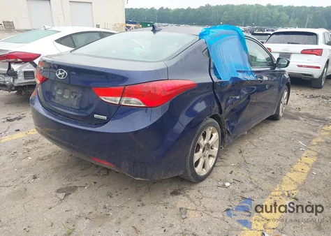 2012 Hyundai Elantra Limited from USA, damaged, VIN 5NPDH4AE0CH120139